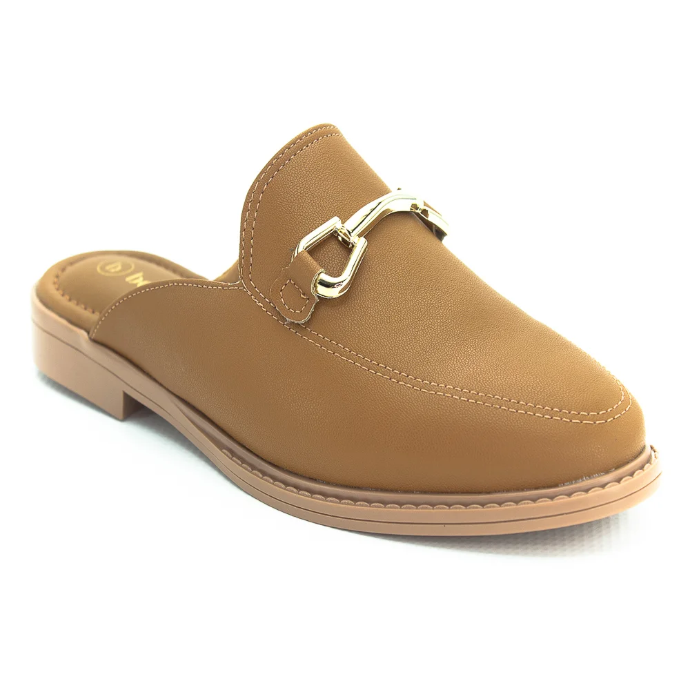 Mule Feminino Bebecê T1610-042 - Marrom Marrom 2