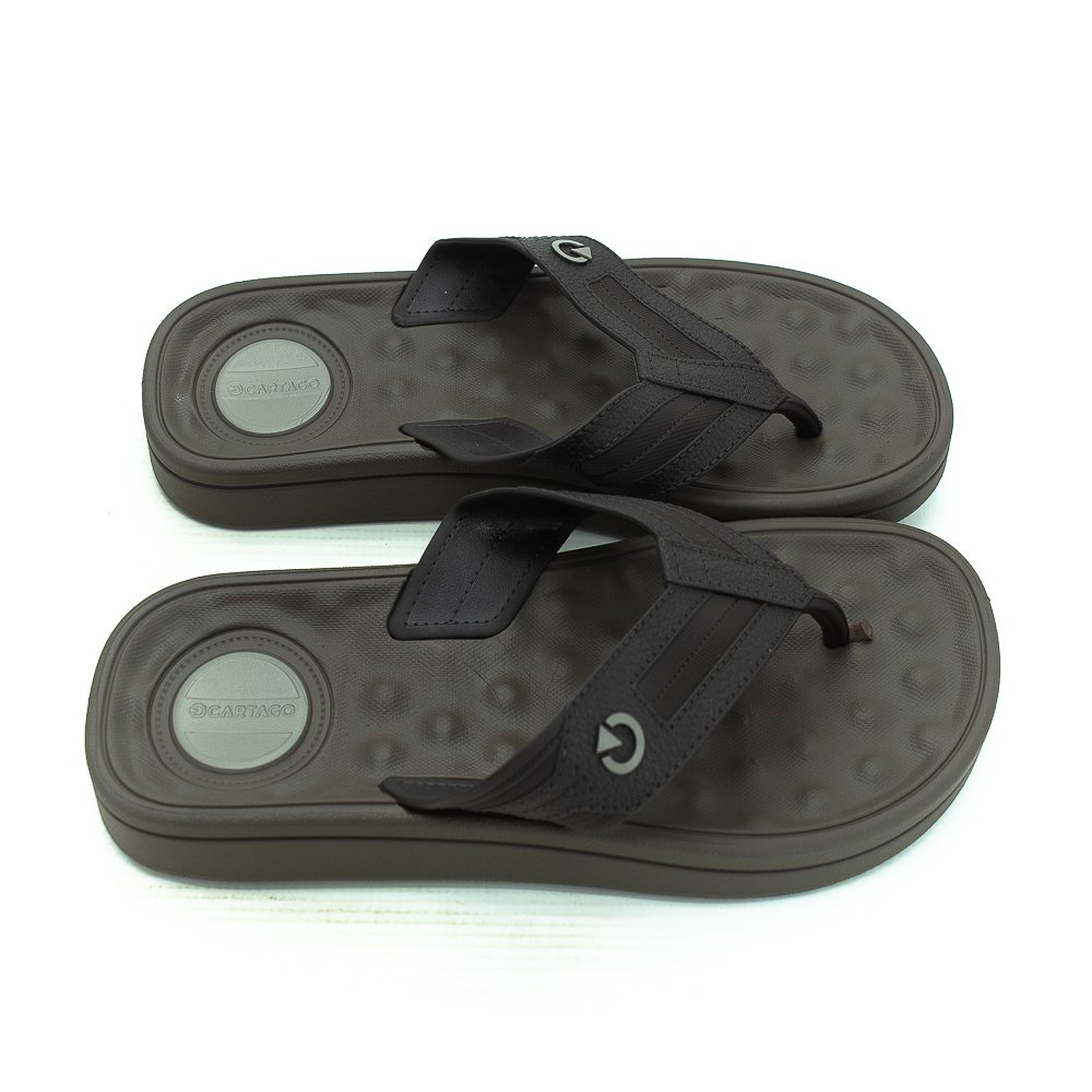 Chinelo Masculino Cartago Alabama D - Marrom Marrom 3