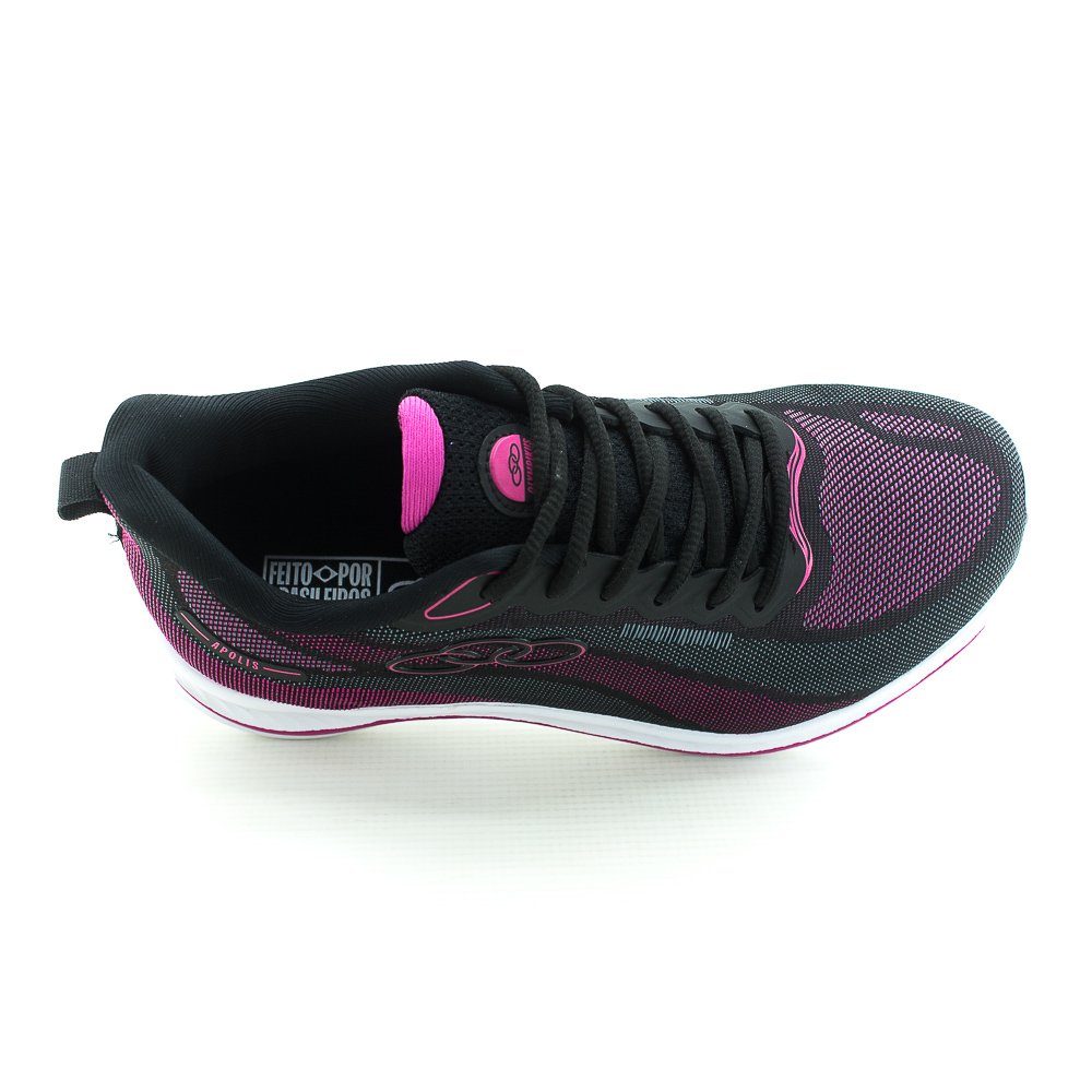Tênis Feminino Olympikus Apolis - Preto Preto 5
