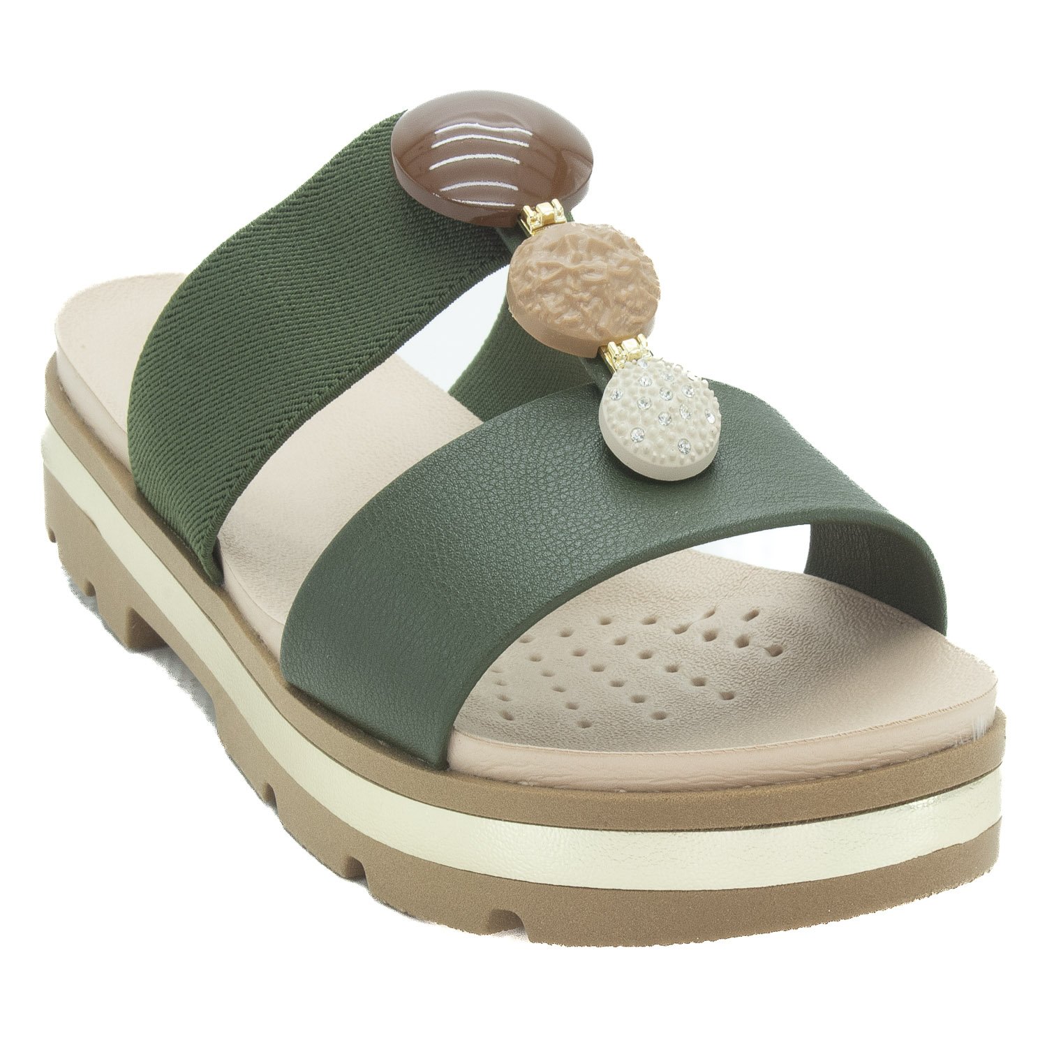 Tamanco Feminino Modare 7132.138 - Verde Verde 2