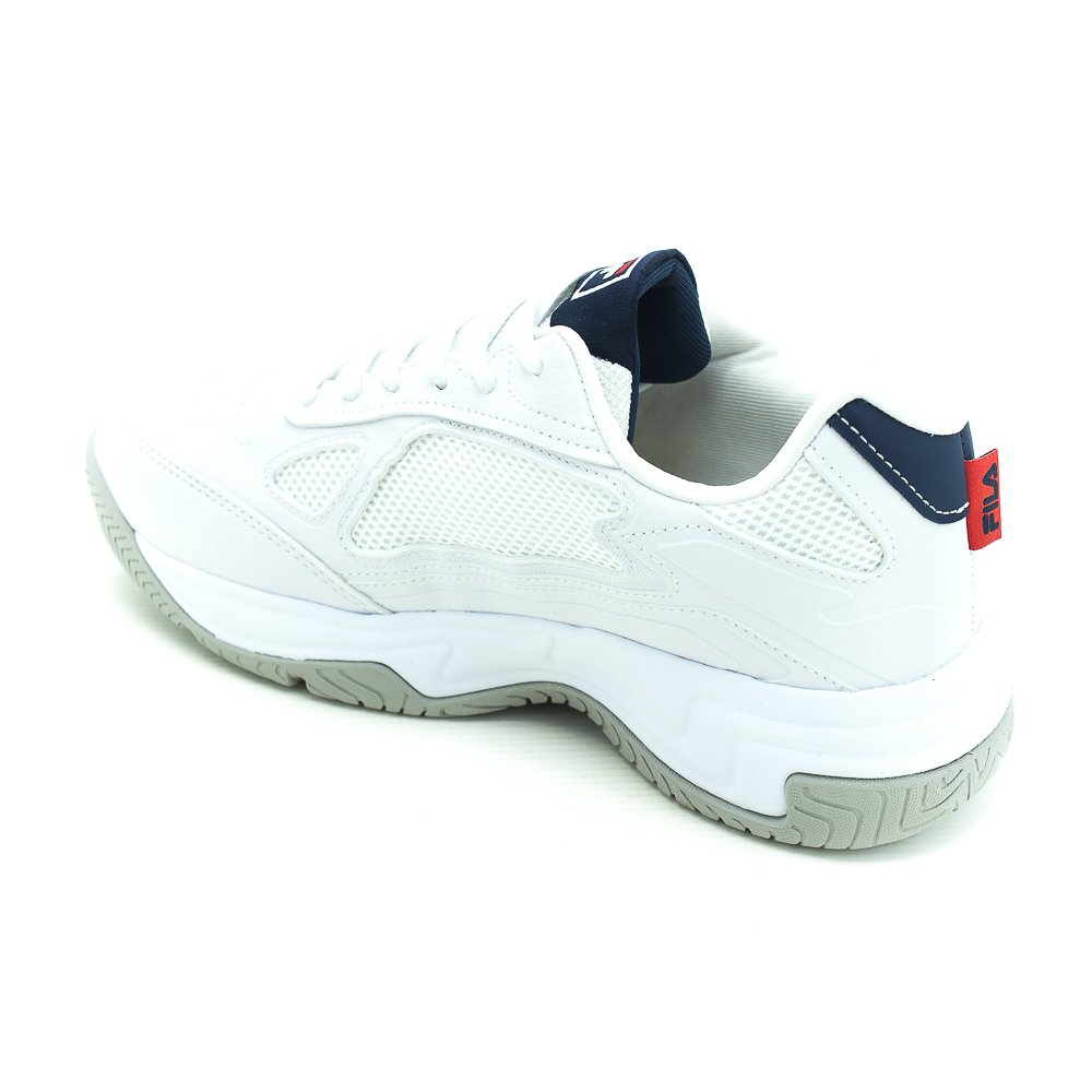 Tênis Masculino Fila Lugano 7.0 - Branco Branco 3