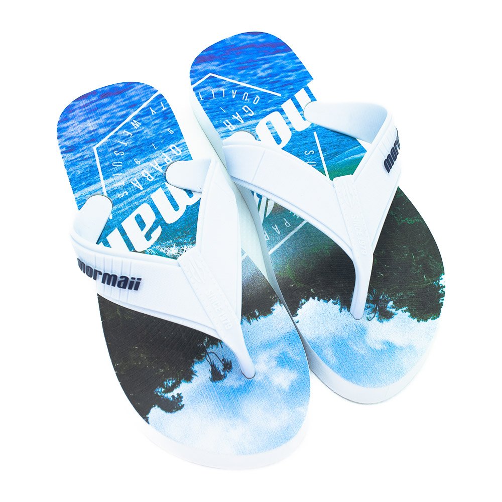 Chinelo Masculino Mormaii Tropical - Branco