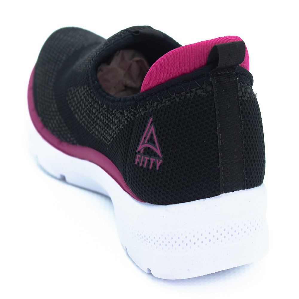 Tênis Feminino La Fitty 2039-Ly - Preto Preto 3