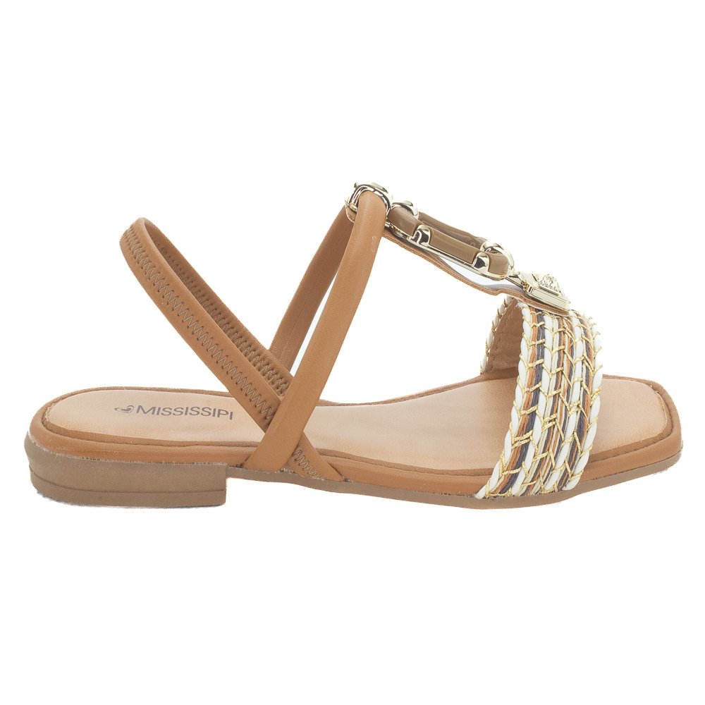Sandália Feminina Mississipi MF302 - Marrom