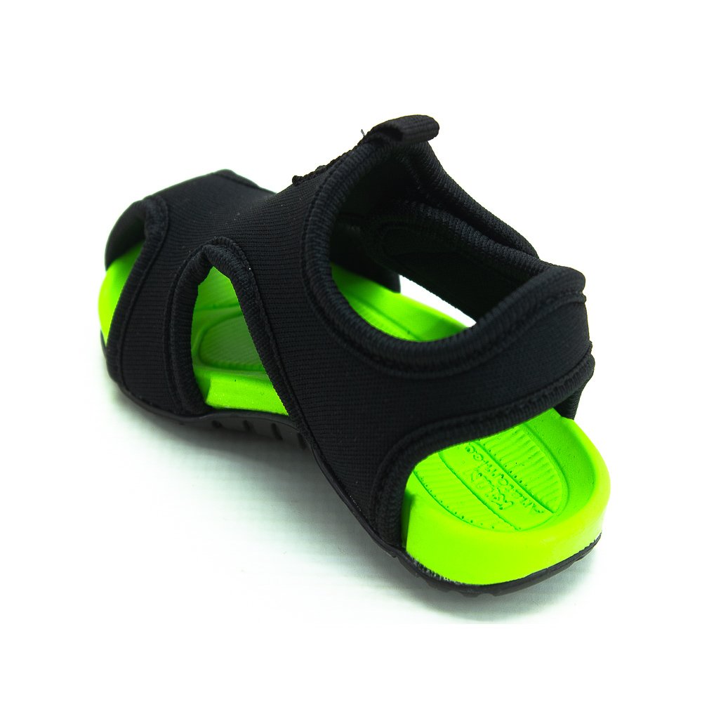 Sandália Infantil Menino Klin Like - Preto Preto 3