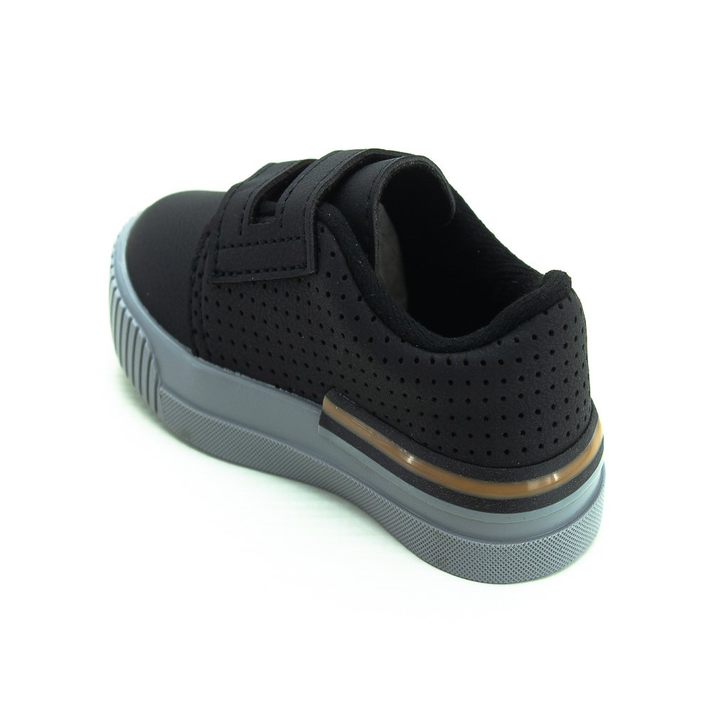 Tênis Infantil Menino Molekinho 2615.301 - Preto Preto 2