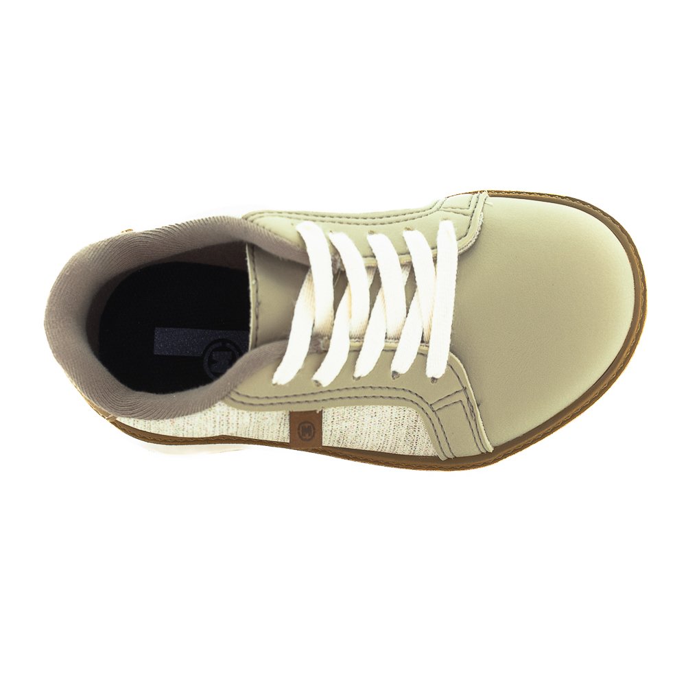 Tênis Infantil Menino Molekinho 2861.203 - Off White Branco 5