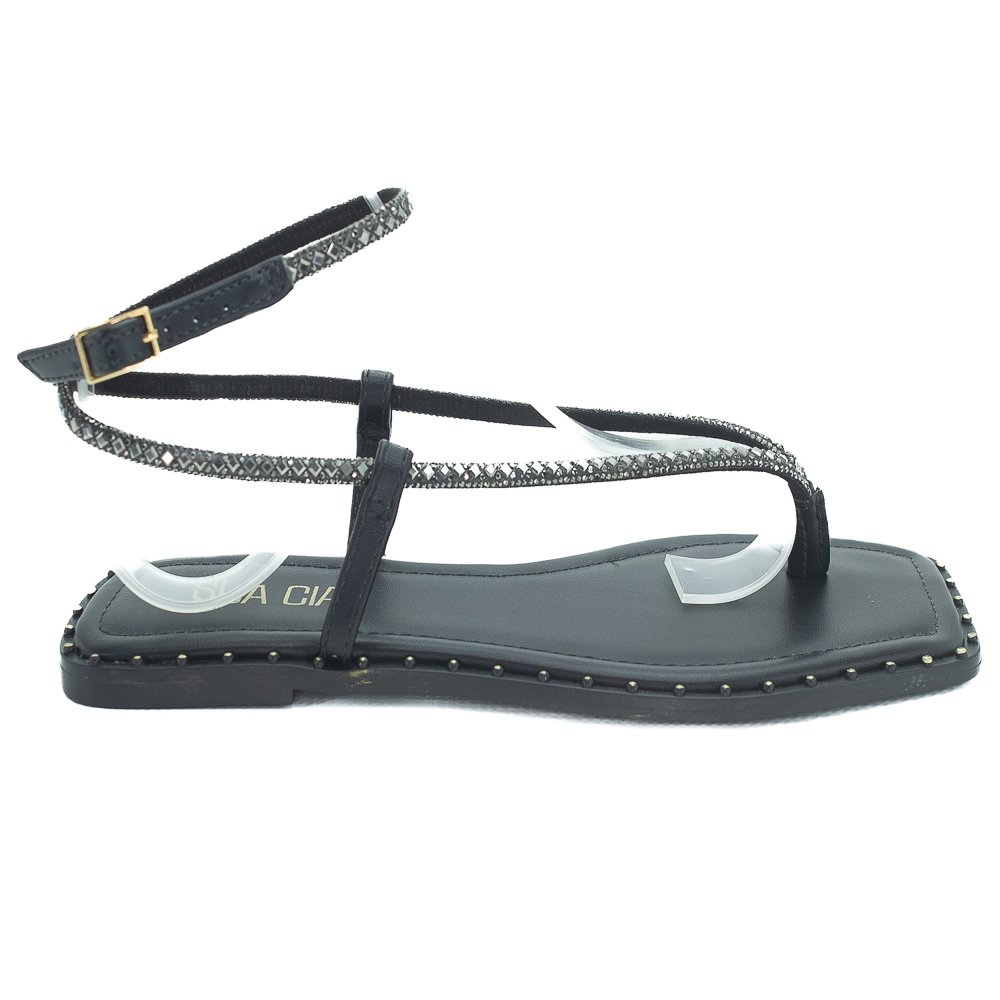 Sandália Feminina Sua Cia 8394.16121 - Preto Preto 1