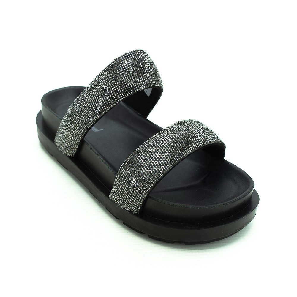 Papete Feminina Pele Natural 425-4 - Preto Preto 2