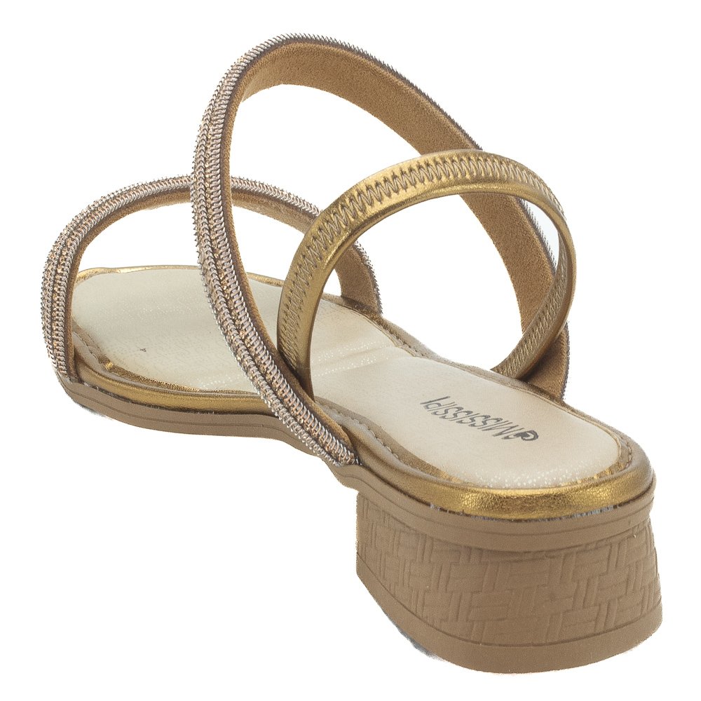 Sandália Feminina Mississipi ME133 - Bronze Marrom 3