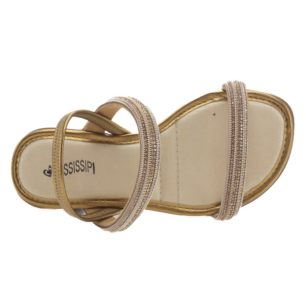 Sandália Feminina Mississipi ME133 - Bronze Marrom 5