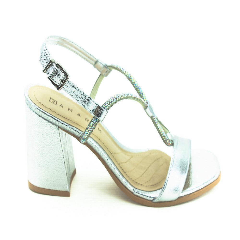 Sandália Feminina Ramarim 24-41201 - Prata