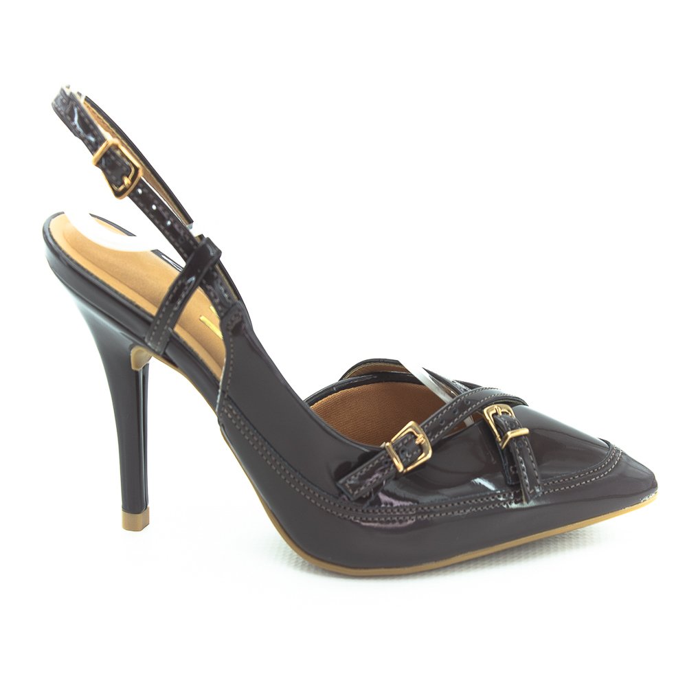 Scarpin Feminino Vizzano Slingback 1184.1708 - Marrom