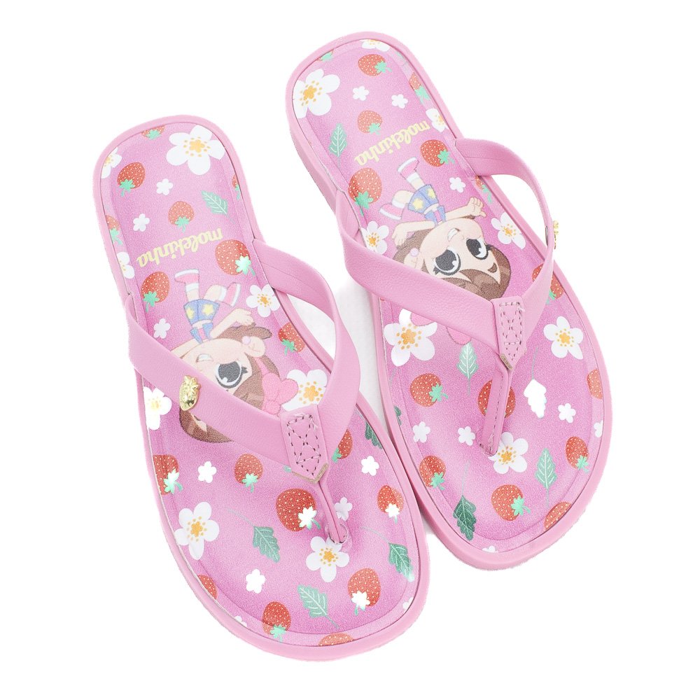Chinelo Infantil Menina Molekinha 2372.200 - Rosa