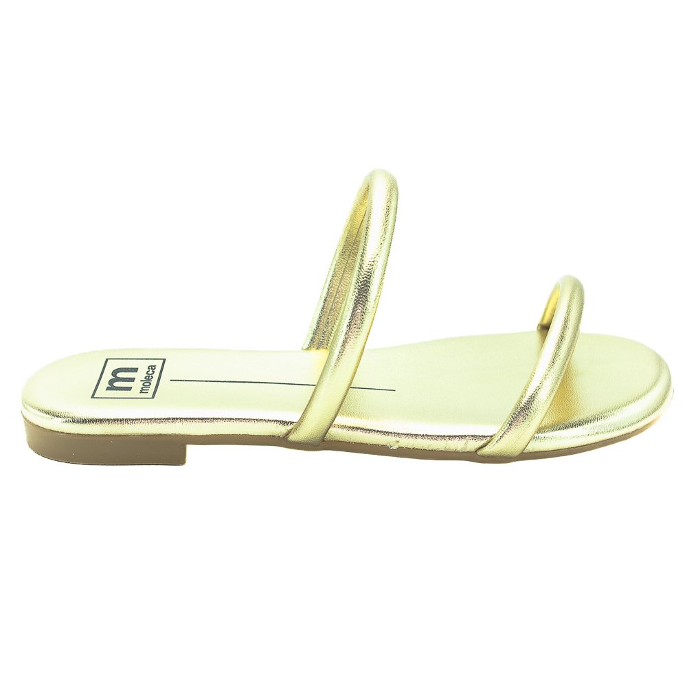 Rasteira Feminina Moleca 5557.100 - Dourado