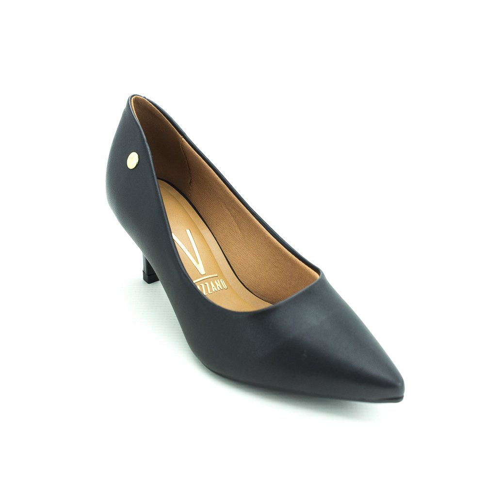 Scarpin Feminino Vizzano 1122.828 - Preto Preto 2
