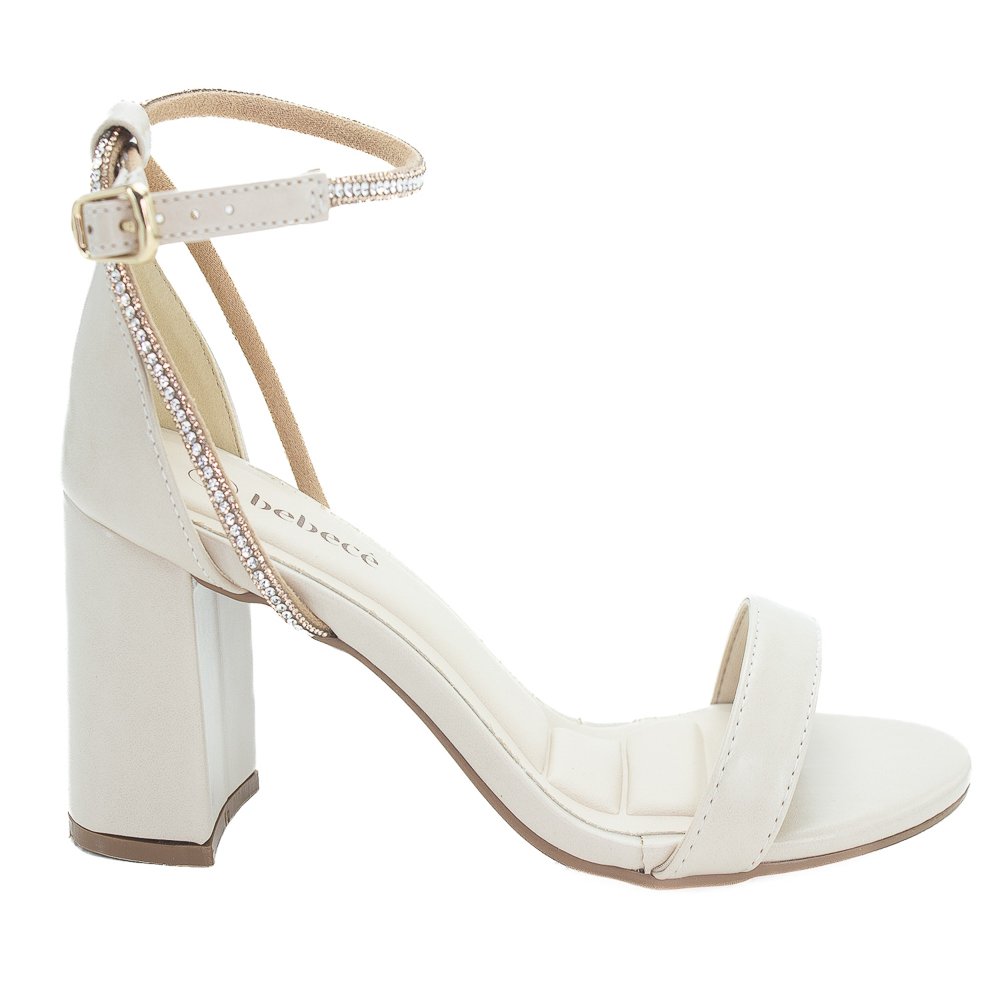 Sandália Feminina Bebecê T6059-501 - Off White
