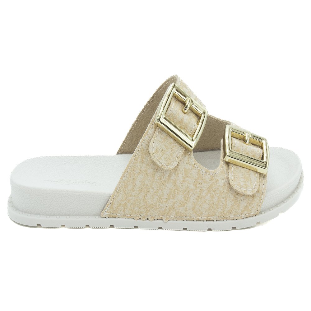 Chinelo Infantil Menina Molekinha 2341.126 - Creme