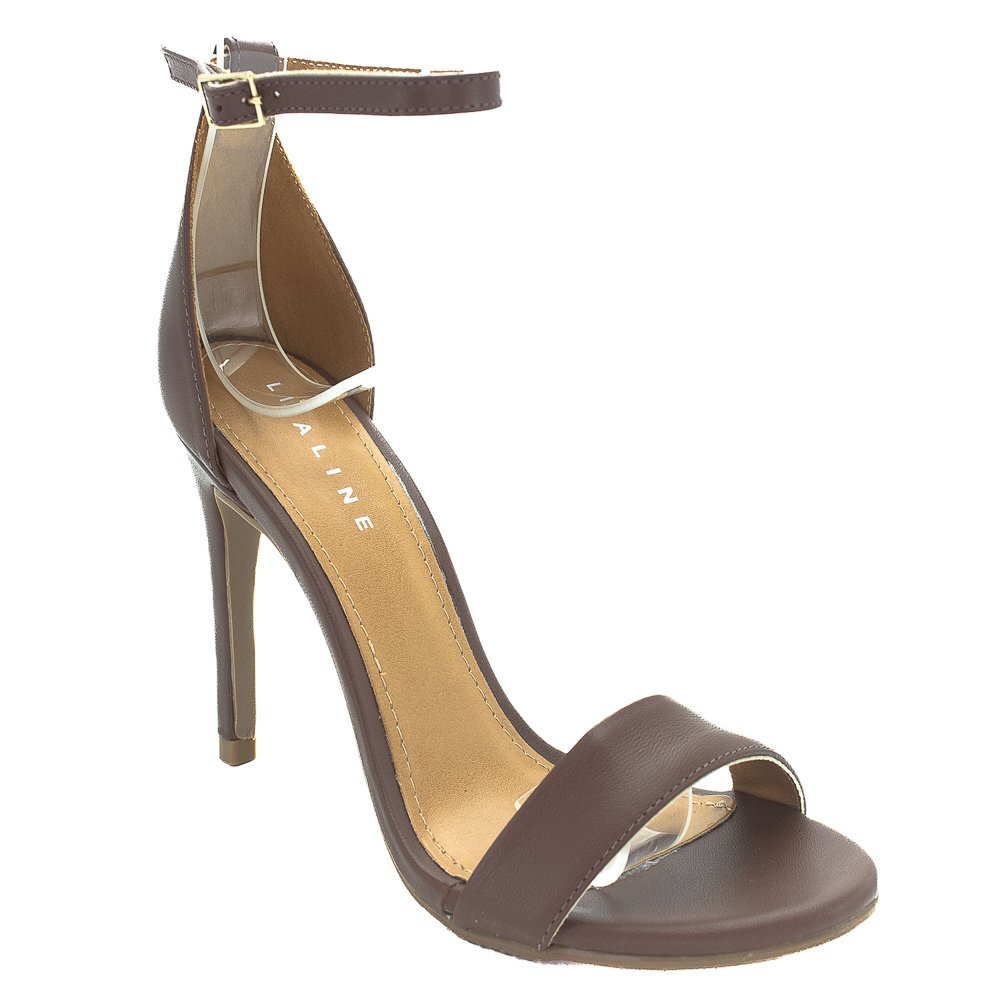 Sandália Feminina Lia Line 2394.72050 - Marrom Marrom 2