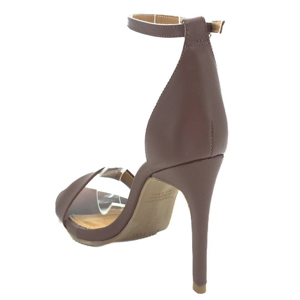 Sandália Feminina Lia Line 2394.72050 - Marrom Marrom 3