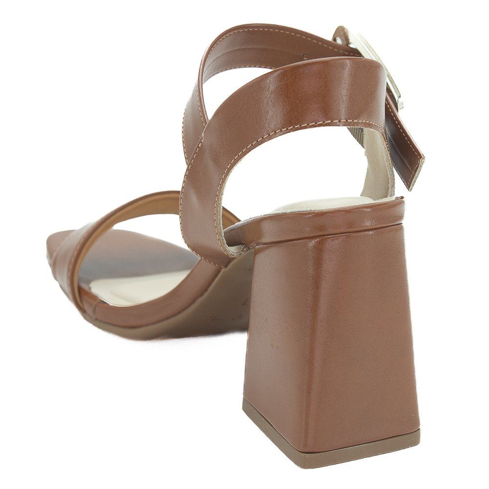 Sandália Feminina Bebecê T6030-123 - Marrom Marrom 3