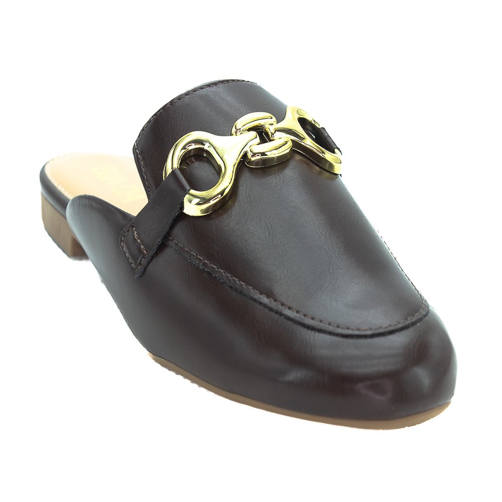 Mule Feminino Sua Cia 8352.16066 - Marrom Marrom 2