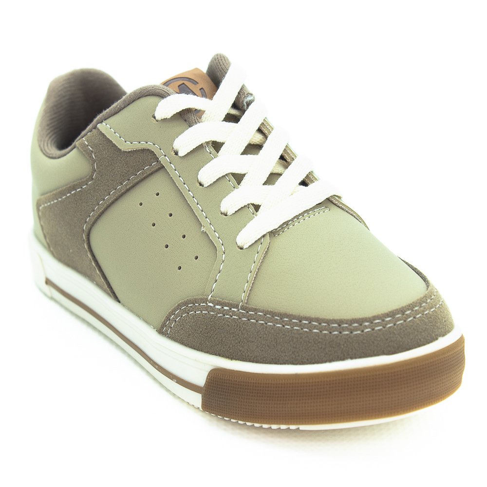 Tênis Infantil Menino Molekinho 2842.221 - Nude Bege 2