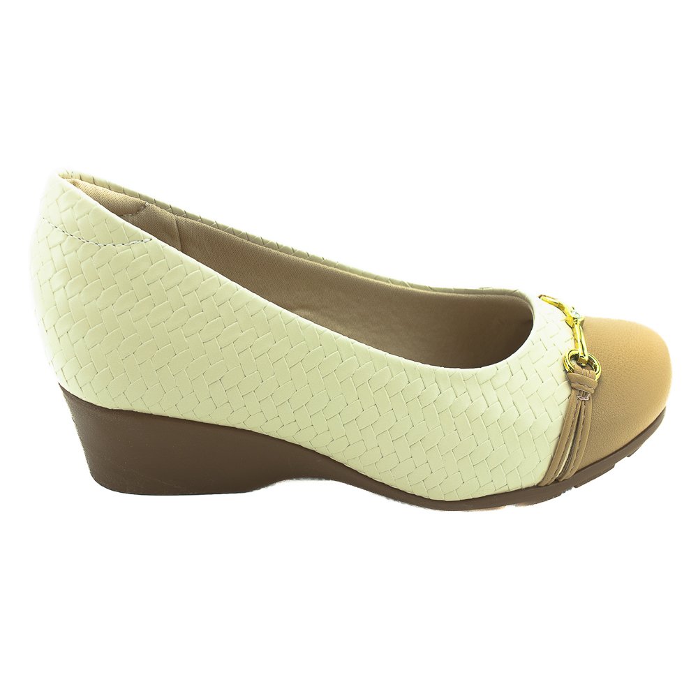 Sapato Feminino Modare 7014.293 - Creme Bege 1
