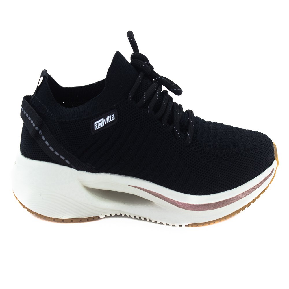 Tênis Feminino Actvitta 4839.205 - Preto