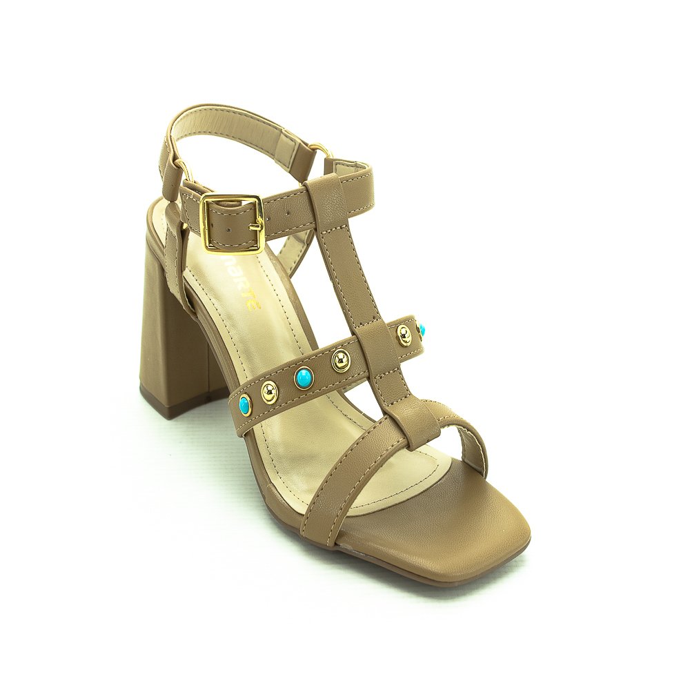 Sandália Feminina Via Marte 105-016-02 - Marrom Marrom 2