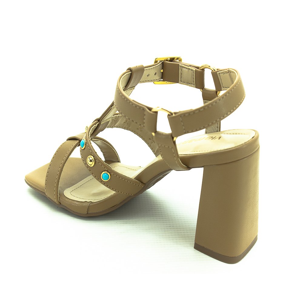 Sandália Feminina Via Marte 105-016-02 - Marrom Marrom 3