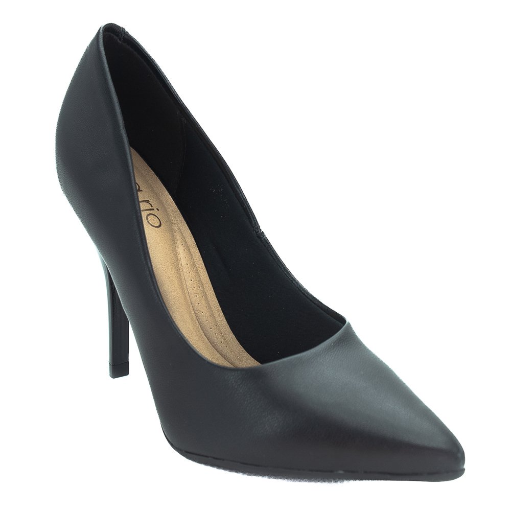 Scarpin Feminino Beira Rio 4122.1400 - Preto Preto 2