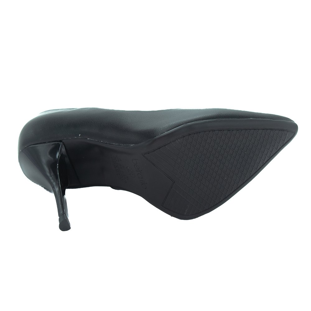 Scarpin Feminino Beira Rio 4122.1400 - Preto Preto 4
