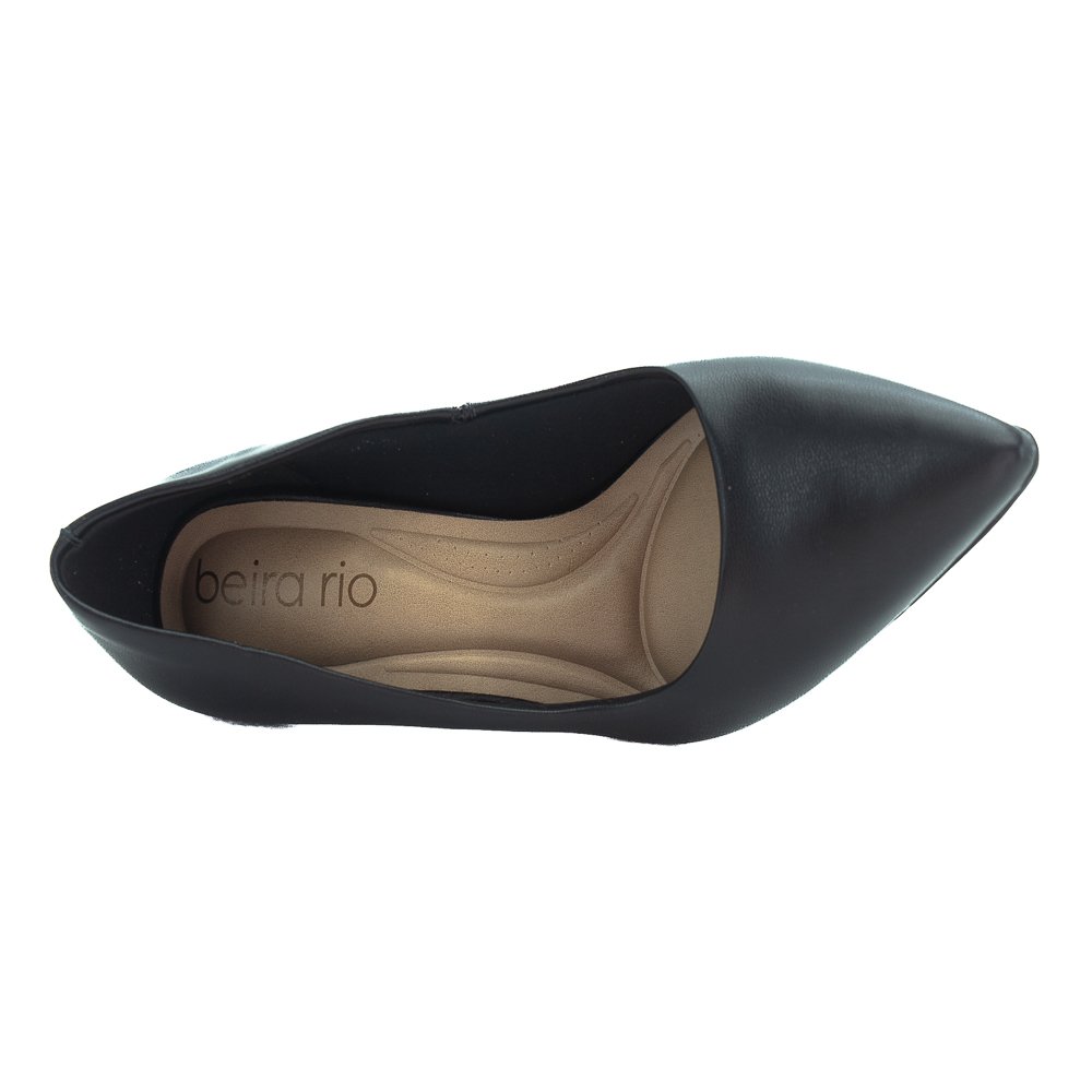 Scarpin Feminino Beira Rio 4122.1400 - Preto Preto 5