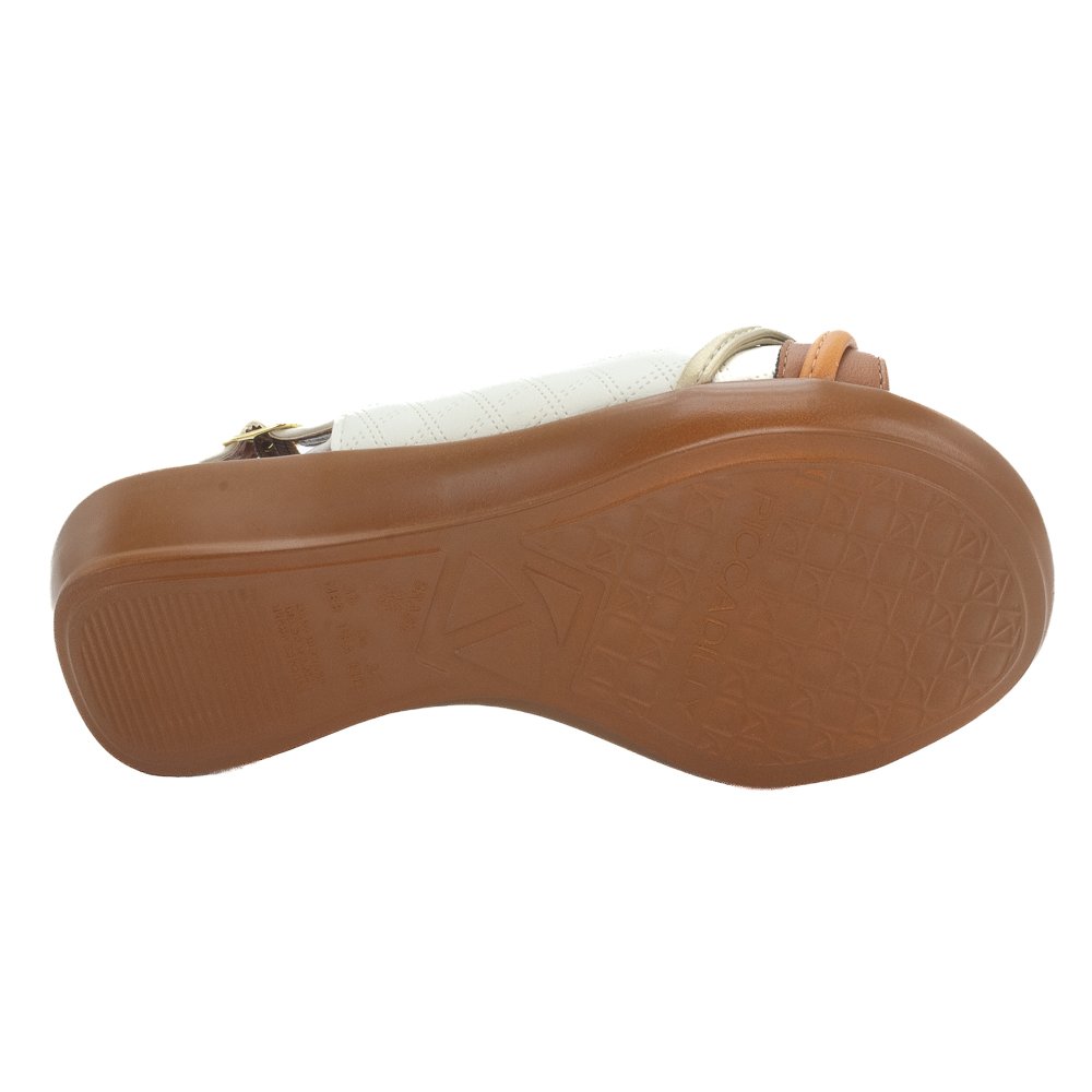 Sandália Feminina Piccadilly 500408-6 - Off White Branco 4