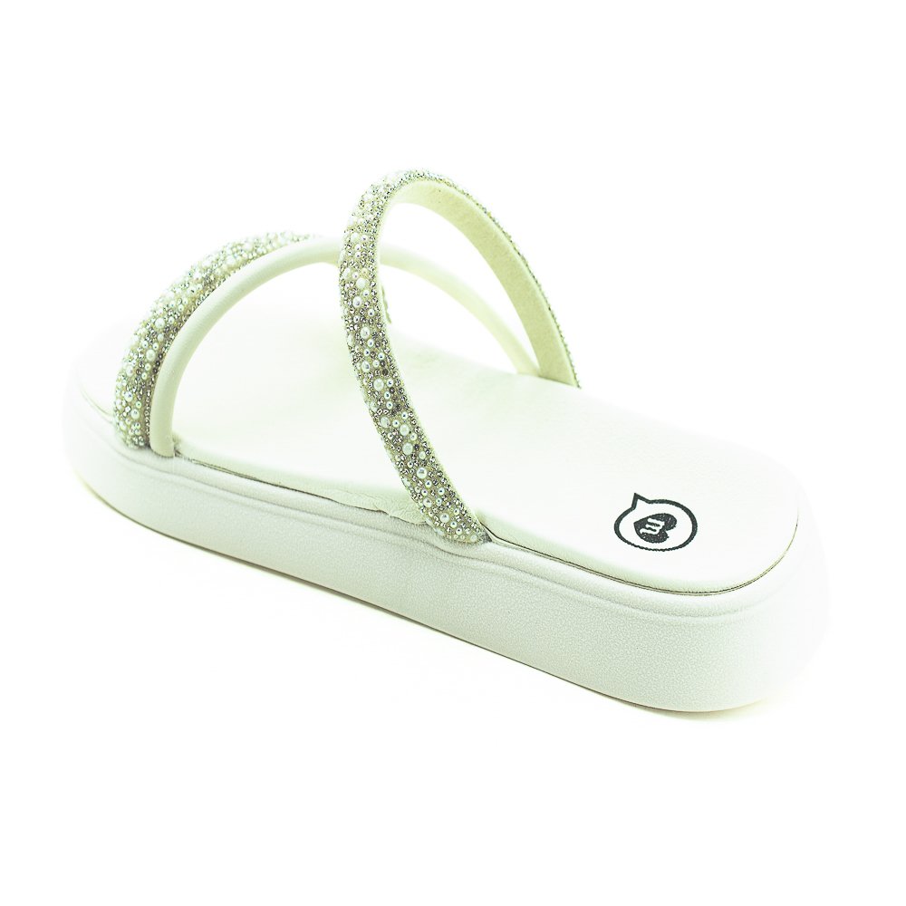 Papete Infantil Menina Molekinha 2358.100 - Off White Branco 3