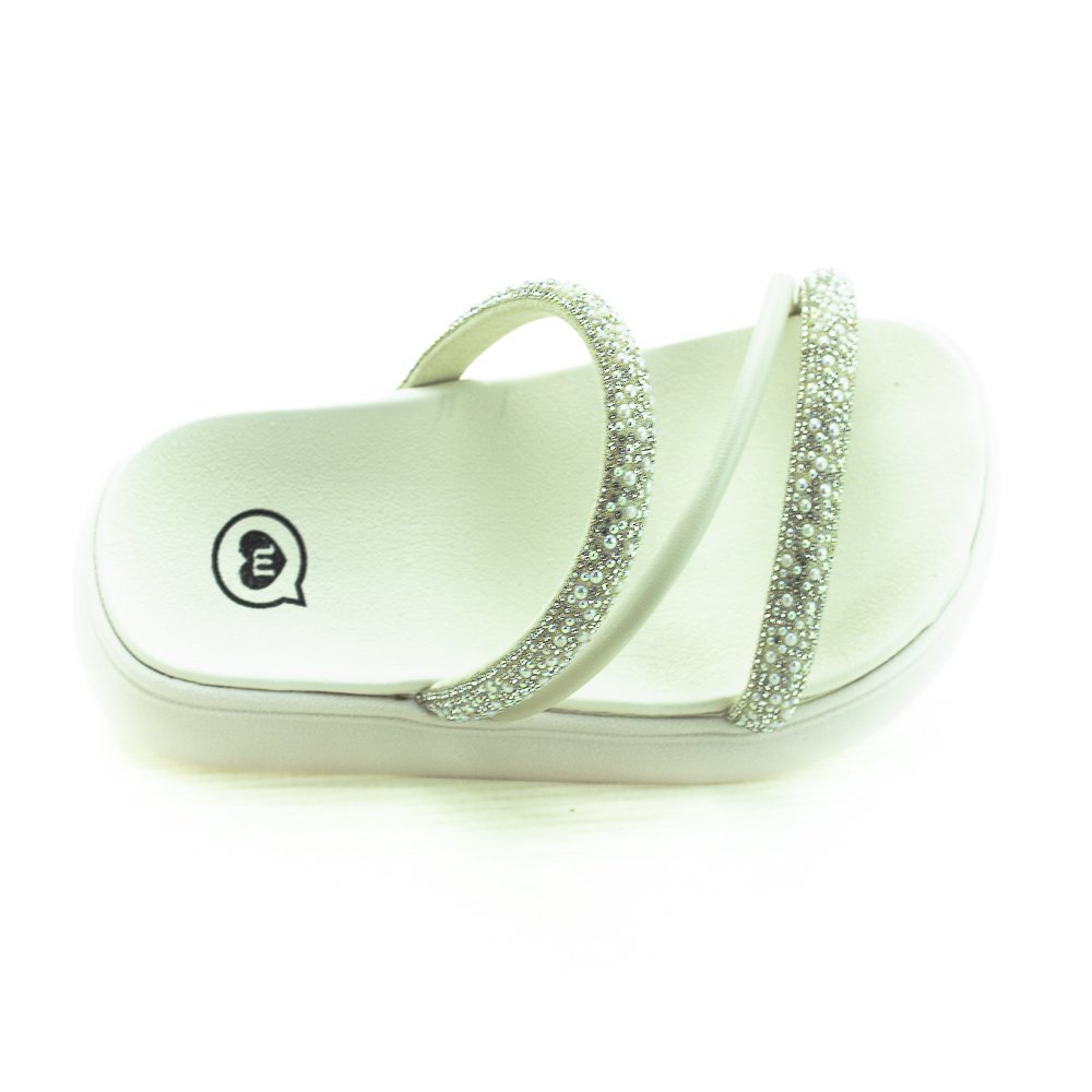 Papete Infantil Menina Molekinha 2358.100 - Off White Branco 5