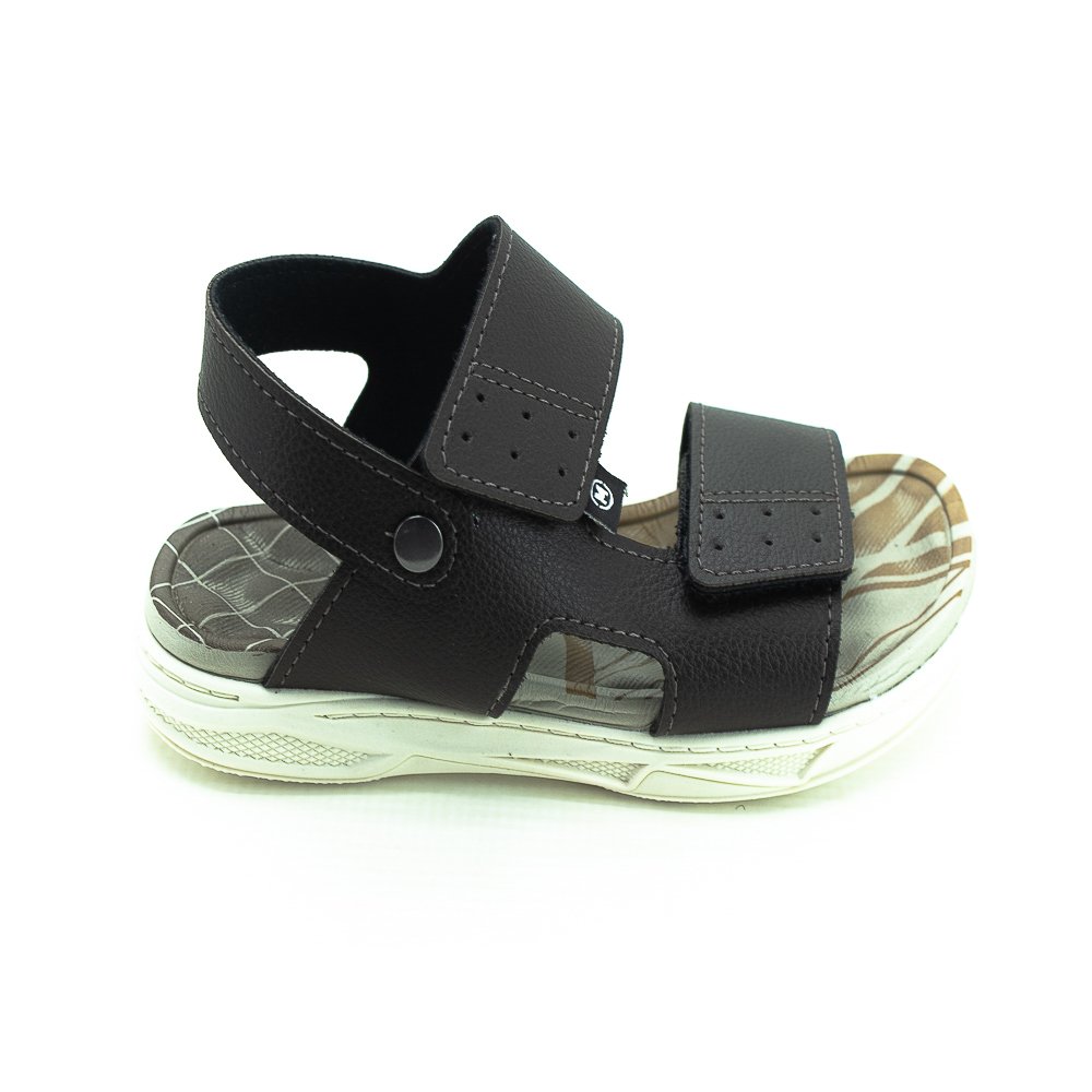 Sandália Infantil Menino Molekinho 2402.437 - Marrom