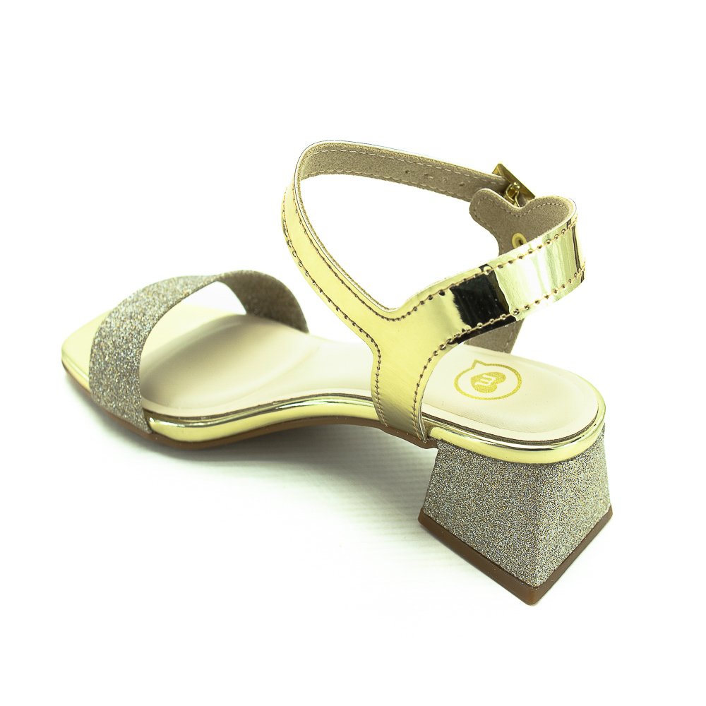 Sandália Infantil Molekinha 2347.100 - Dourada Dourado 3