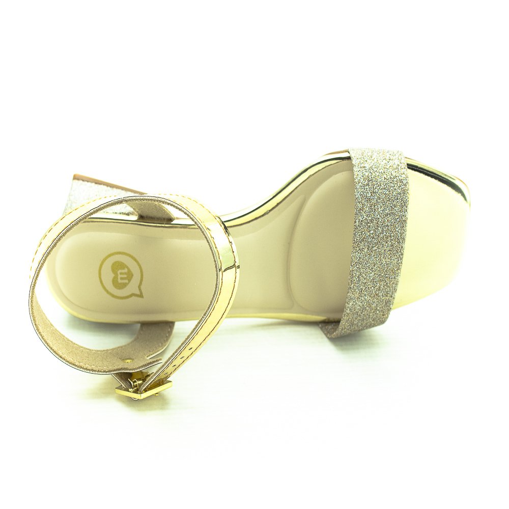 Sandália Infantil Molekinha 2347.100 - Dourada Dourado 5