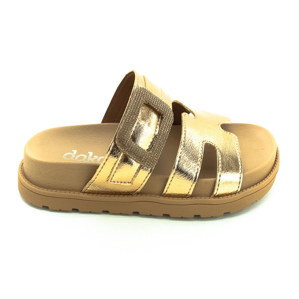 Chinelo Feminino Dakota Y7823 - Ouro Rosado
