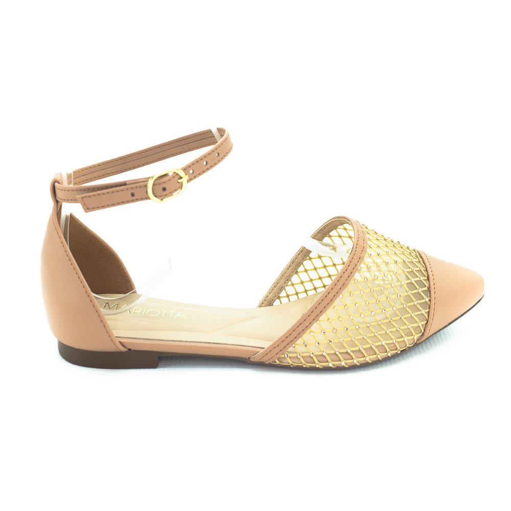 Sapatilha Feminina Mariotta 13514-20 - Nude