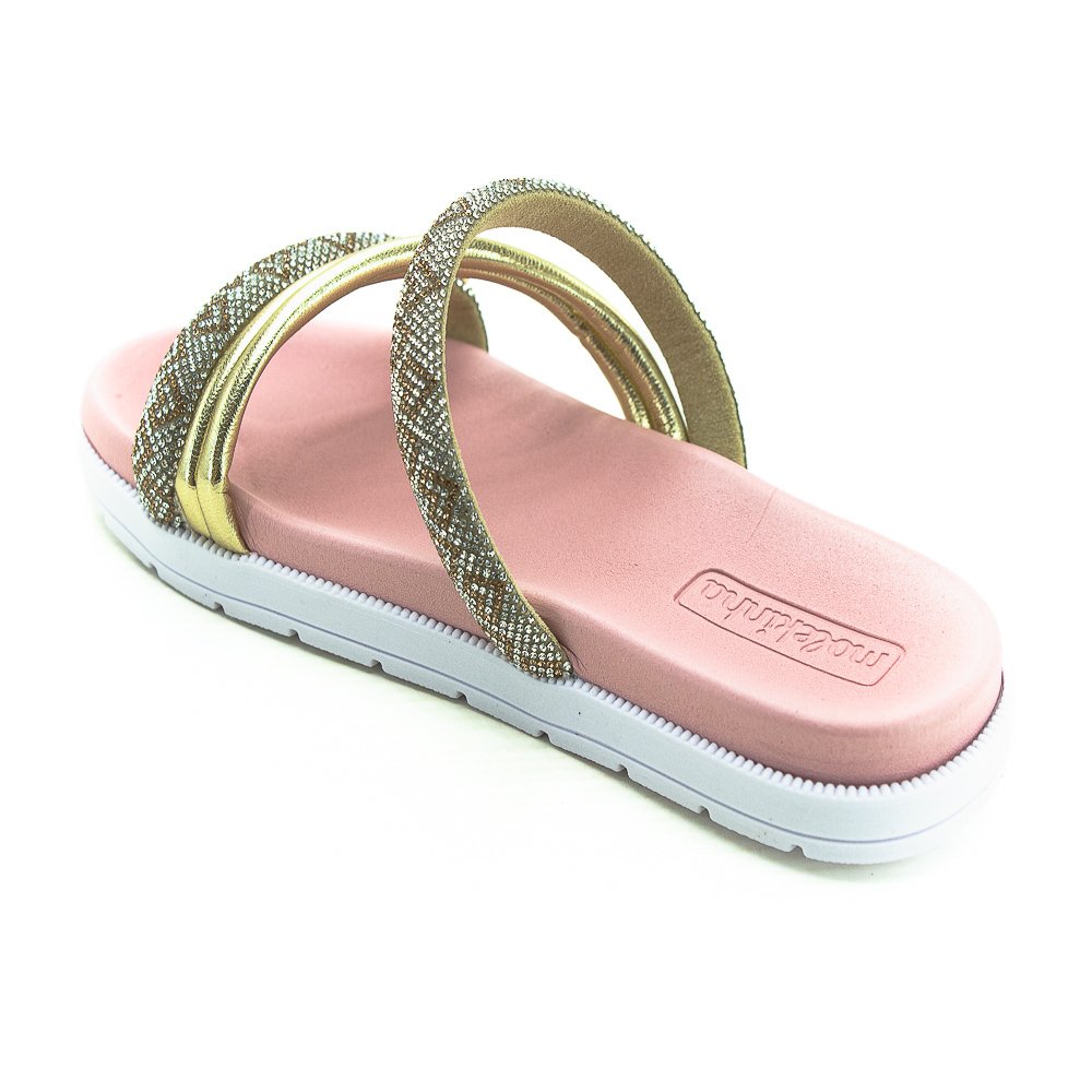 Papete Infantil Menina Molekinha 2352.107 - Dourada Dourado 3