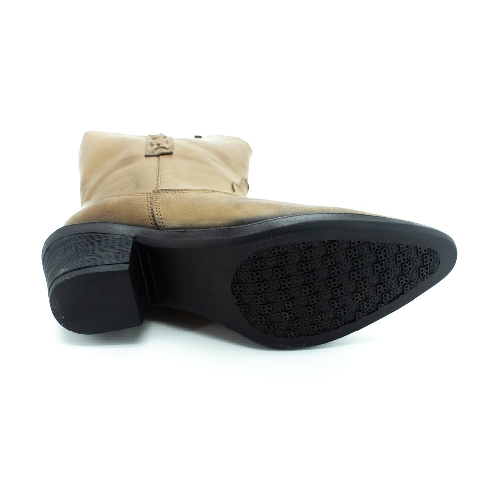 Bota Feminina Perlatto Wes001 - Marrom Marrom 4