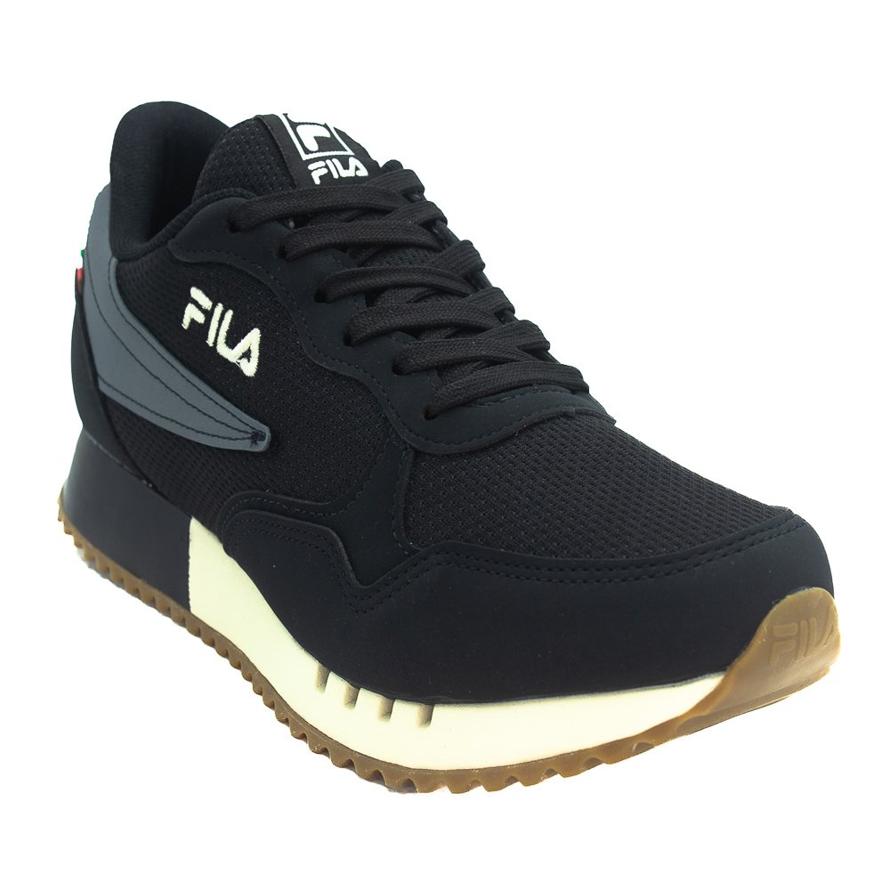 Tênis Masculino Fila Euro Jogger Sport Ii - Preto Preto 2
