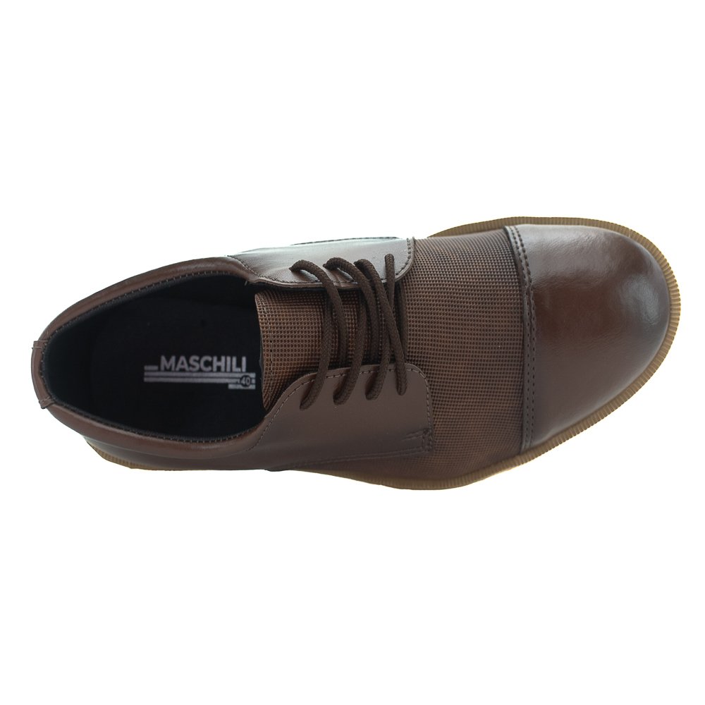Sapato Social Masculino Maschili 220 - Marrom Marrom 5