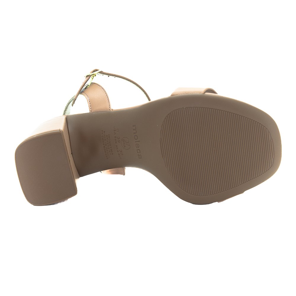 Sandália Feminina Moleca 5496.101 - Nude Bege 4