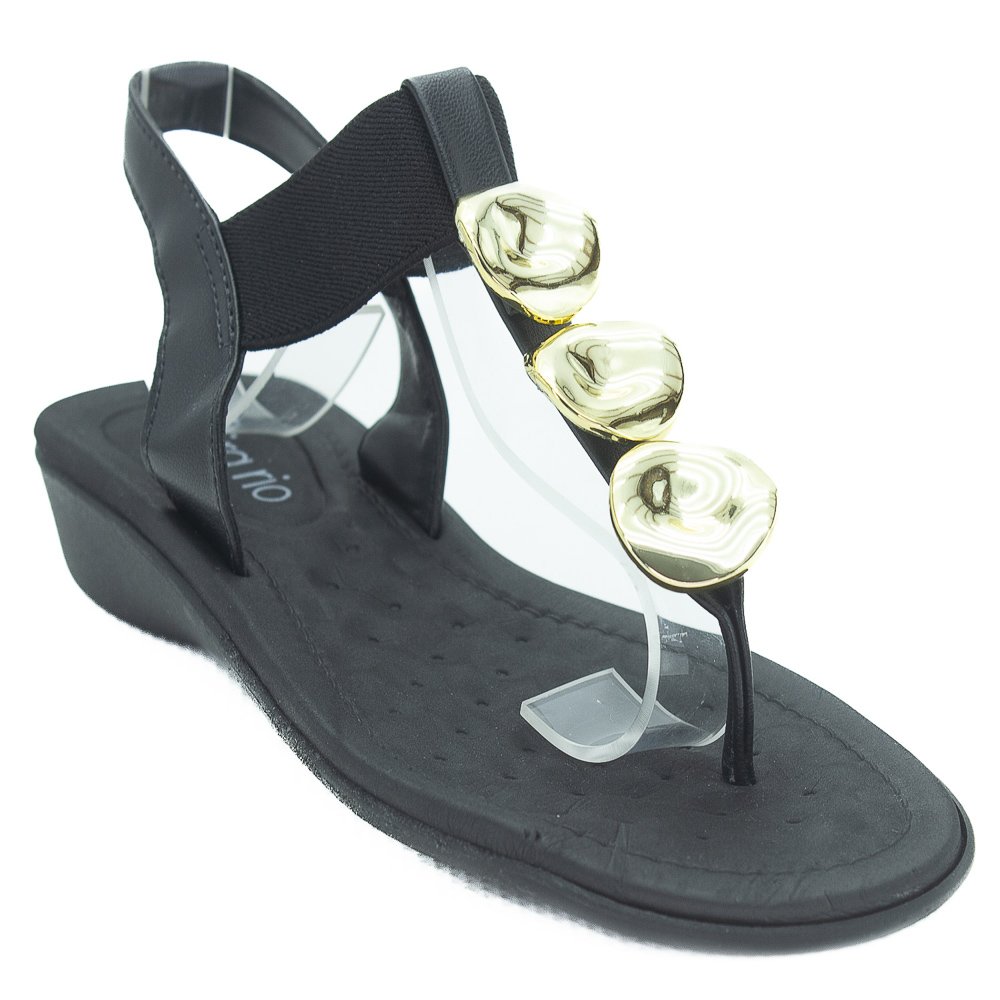 Sandália Feminina Beira Rio 8224.872 - Preto Preto 2