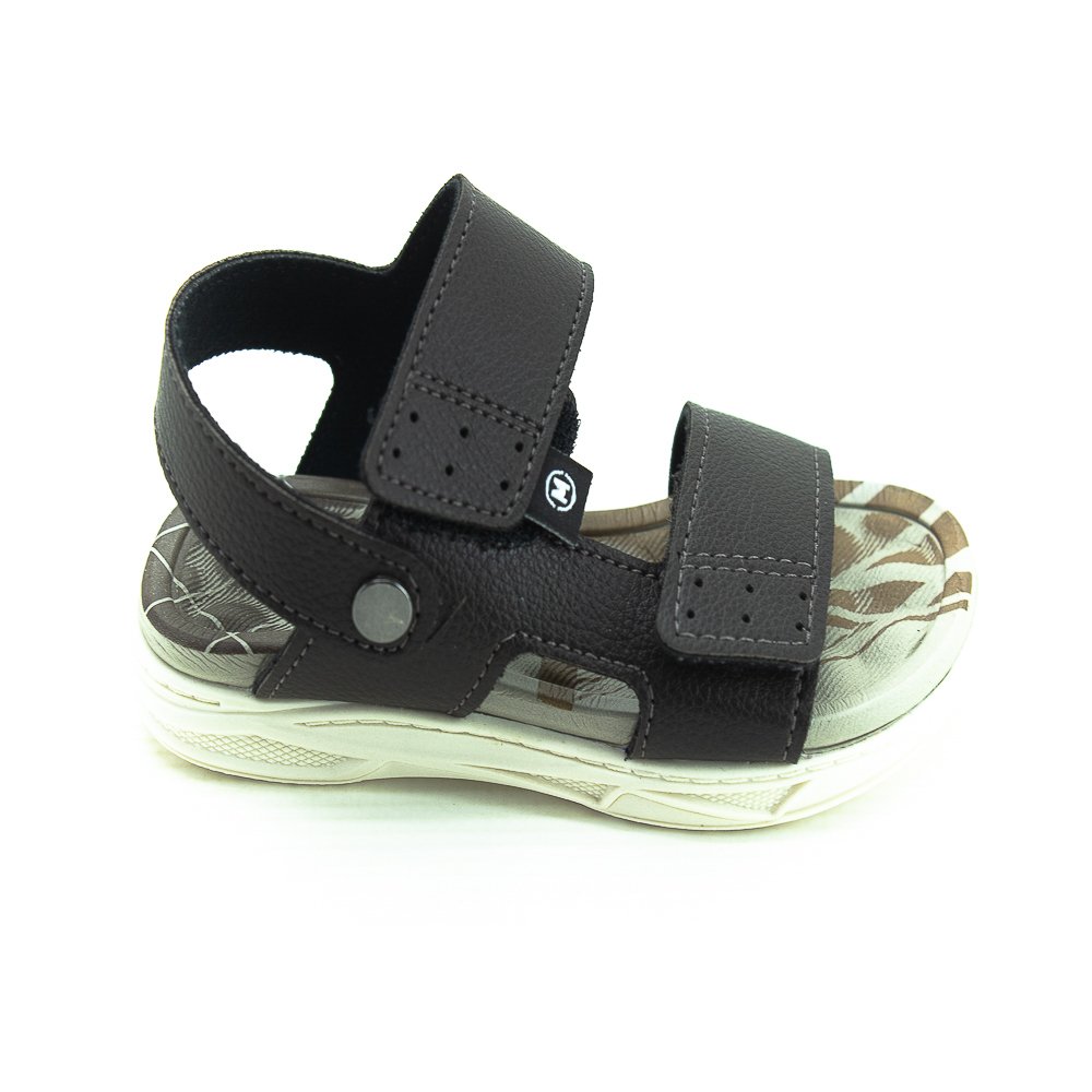 Sandália Infantil Menino Molekinho 2140.746 - Marrom