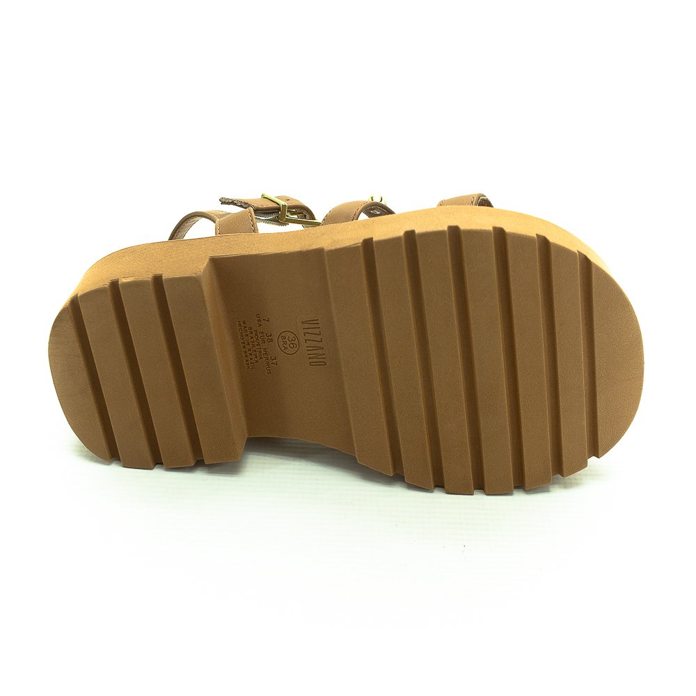 Sandália Feminina Vizzano 6499.110 - Marrom Marrom 4